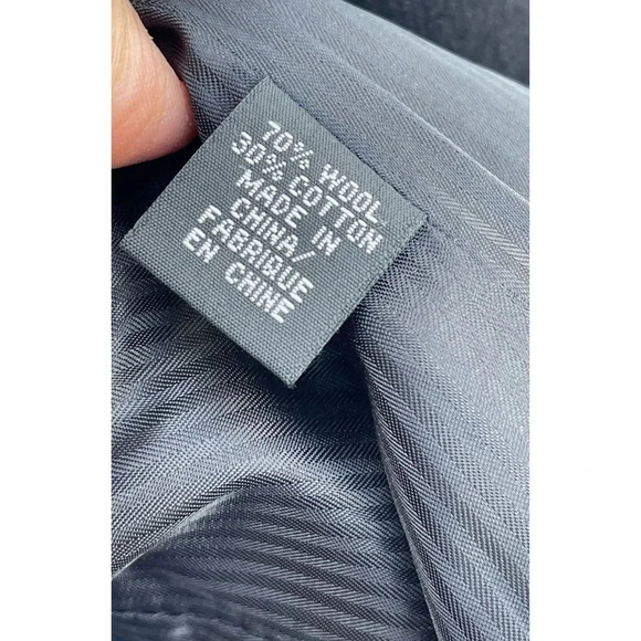 Versace Womens Long Sleeve Ruffle Collar Wool Peacoat Jacket Black Sz M - Picture 9 of 12